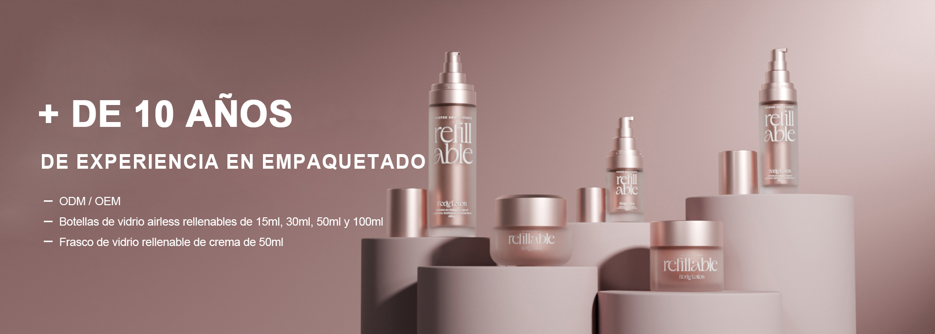 Proveedor de Envases para Productos Cosméticos y del Cuidado de la Piel 