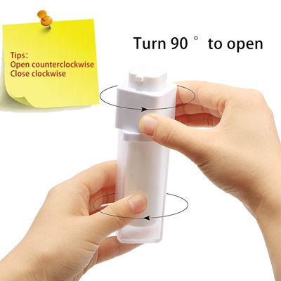 Frasco Airless, con Tapa Twist-Up PMMA-JS