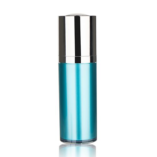 Frasco Airless, con Dosificador en Color Plata PMMA-JS