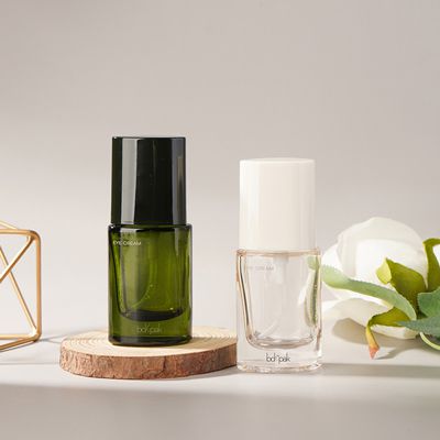 Frasco de vidrio para cosméticos