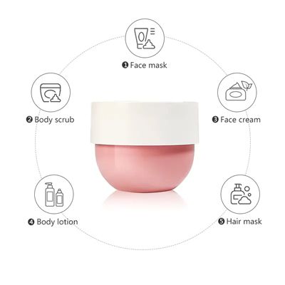 Tarro de plástico para mascarilla capilar