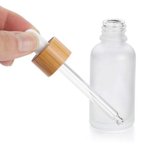 Frasco Cuentagotas, Transparente y Mate JS